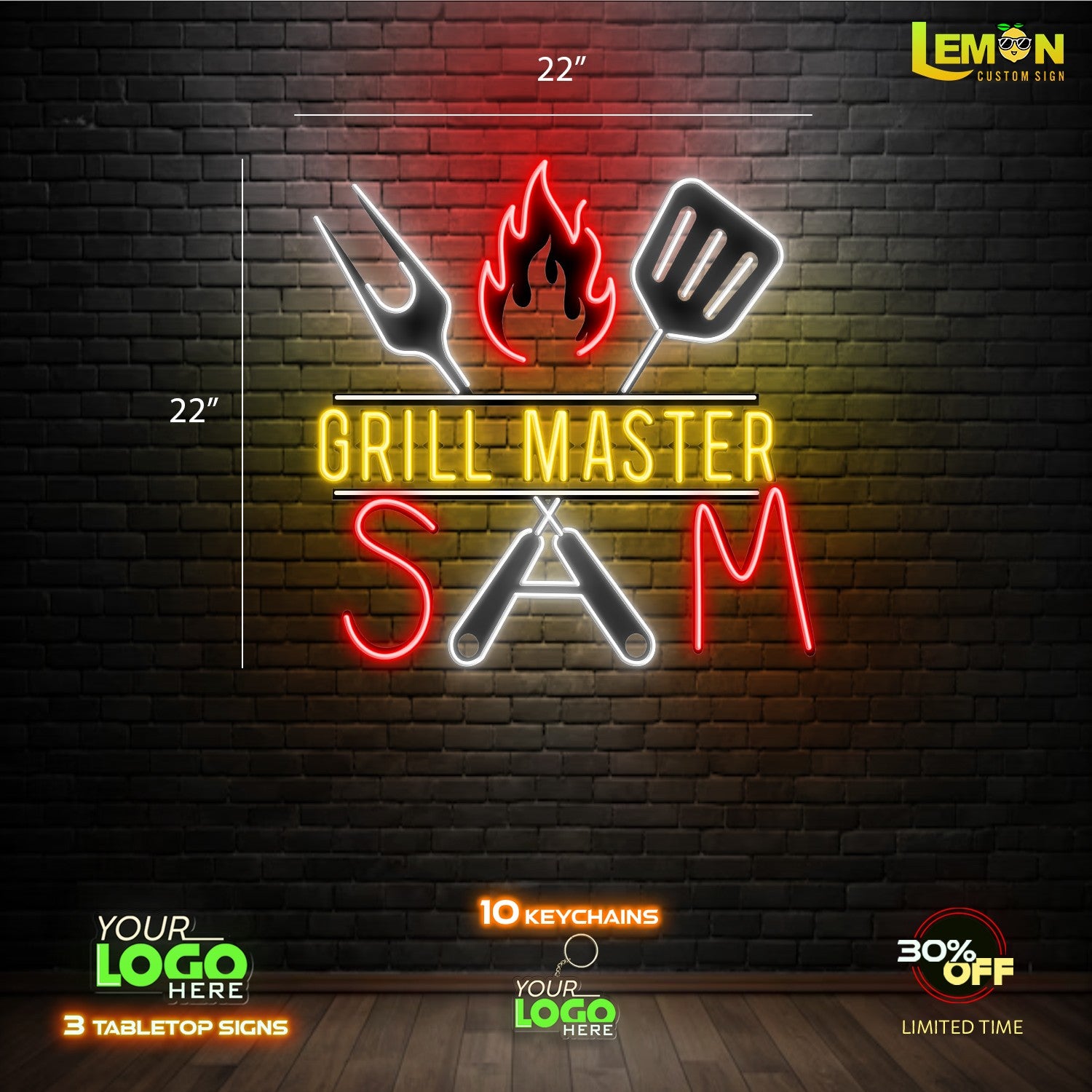 GRILL MASTER | LED NEON SIGN