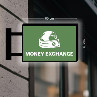 Money Exchange | ILLUMINATED BLADE SIGN
