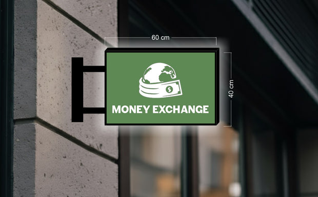 Money Exchange | ILLUMINATED BLADE SIGN