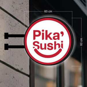 Pika Sushi | ILLUMINATED BLADE SIGN