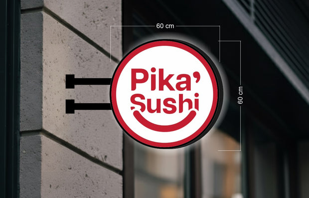 Pika Sushi | ILLUMINATED BLADE SIGN