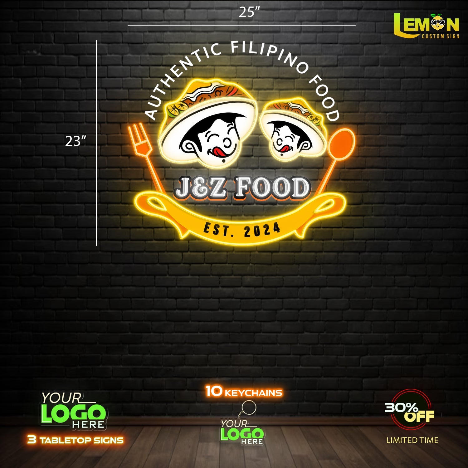 Authentic Filipino Food | LED NEON SIGN