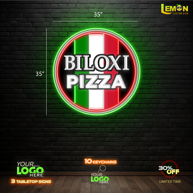 BILOXI PIZZA | LED NEON SIGN