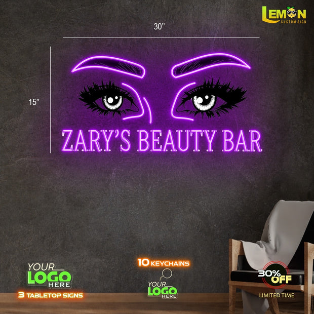 ZARY’S BEAUTY BAR | LED NEON SIGN