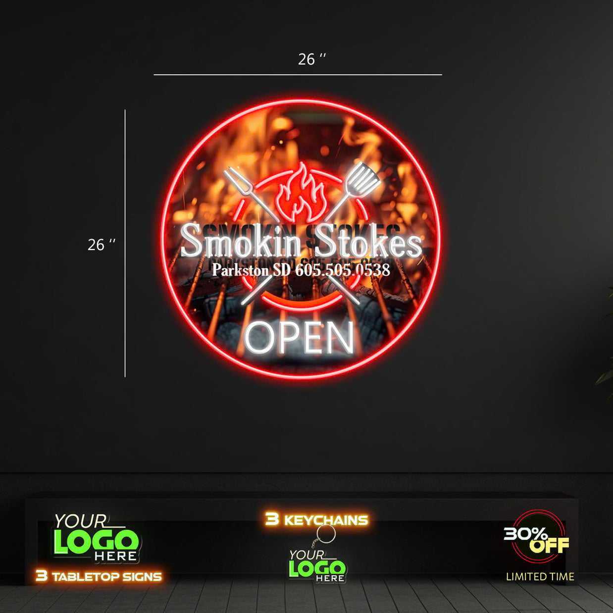 Smokin Stokes | LED NEON SIGN