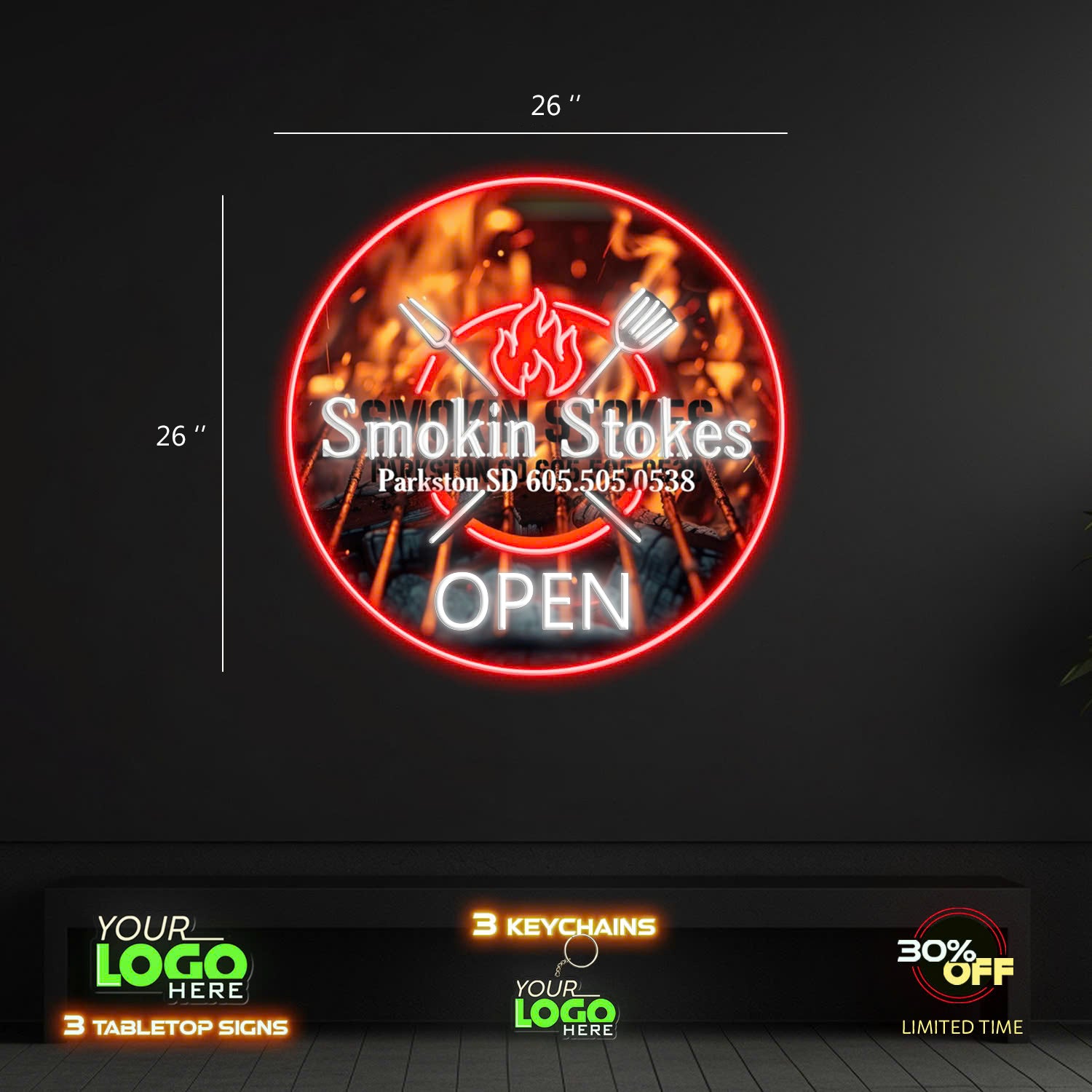 Smokin Stokes | LED NEON SIGN