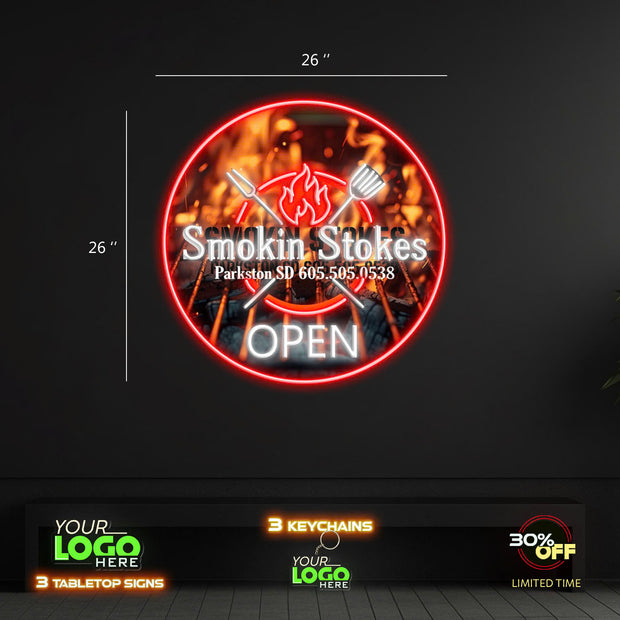 Smokin Stokes | LED NEON SIGN