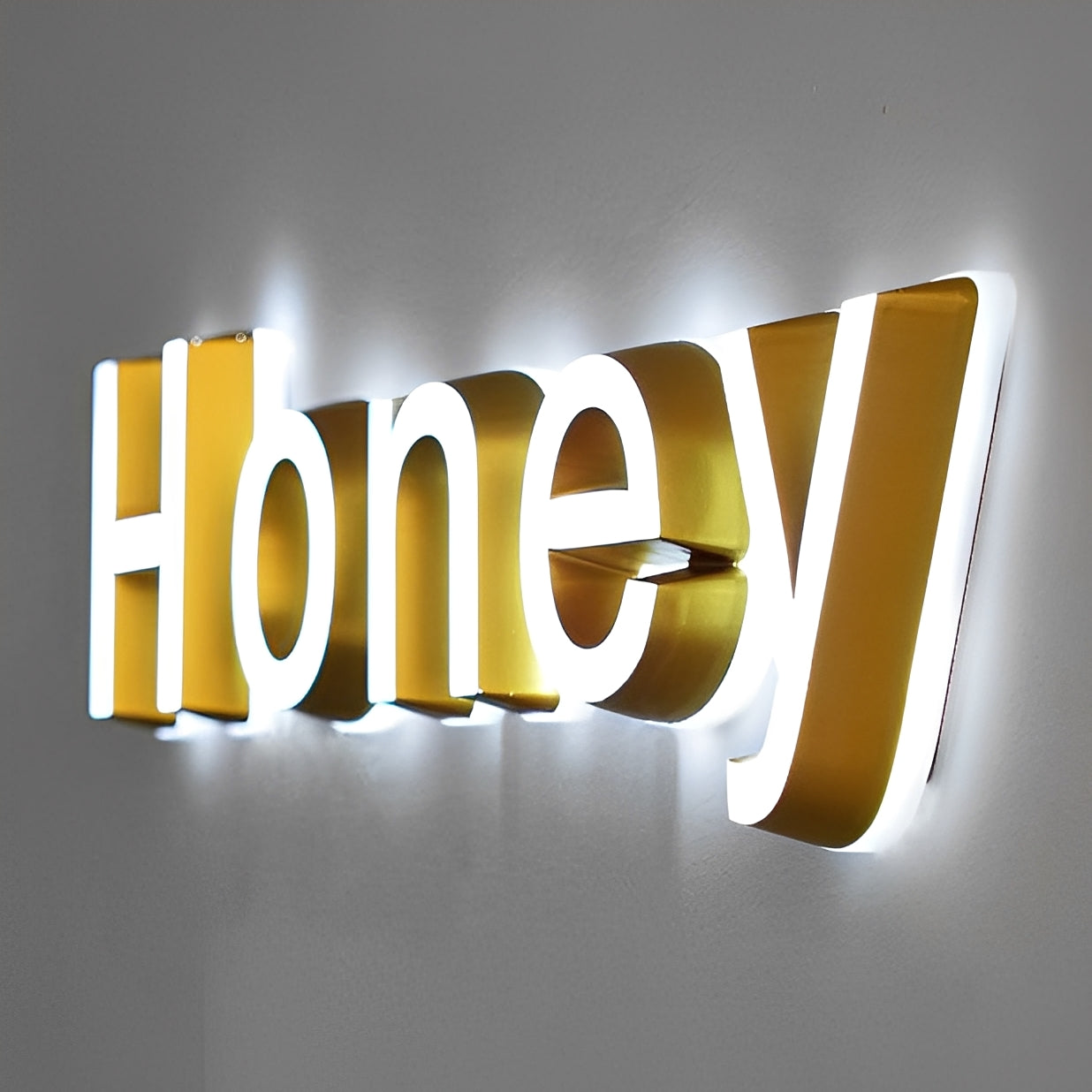 Illuminated Face-lit Sign