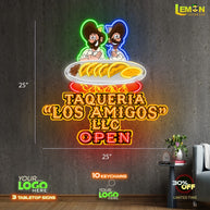 TAQUERIA LOS AMIGOS | LED NEON SIGN