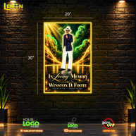 WINSTON D.FOOTER Led Neon Sign