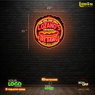 LOZANO’S FIRE DAWGS | LED NEON SIGN