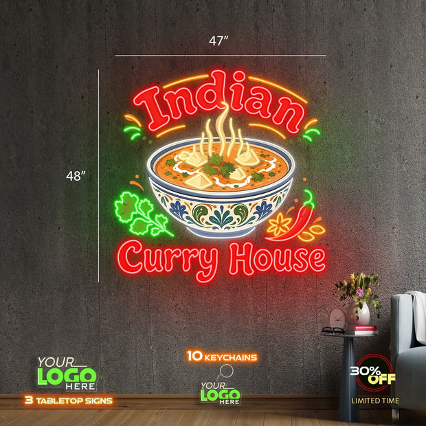 INDIAN CURRY HOUSE | LED NEON SIGN