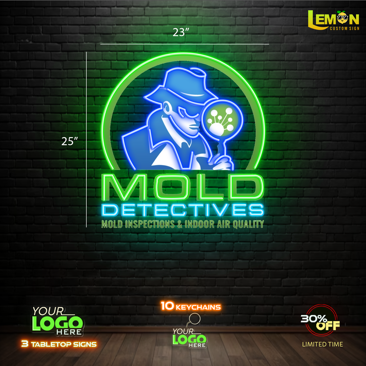 MOLD DETECTIVES | LED NEON SIGN