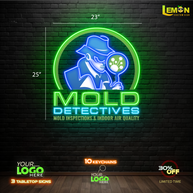 MOLD DETECTIVES | LED NEON SIGN