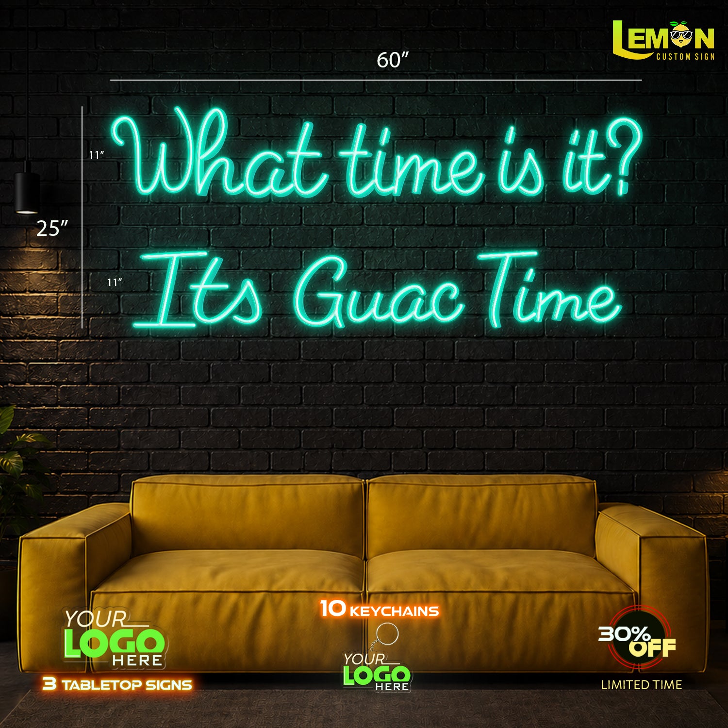 What time is it | LED NEON SIGN