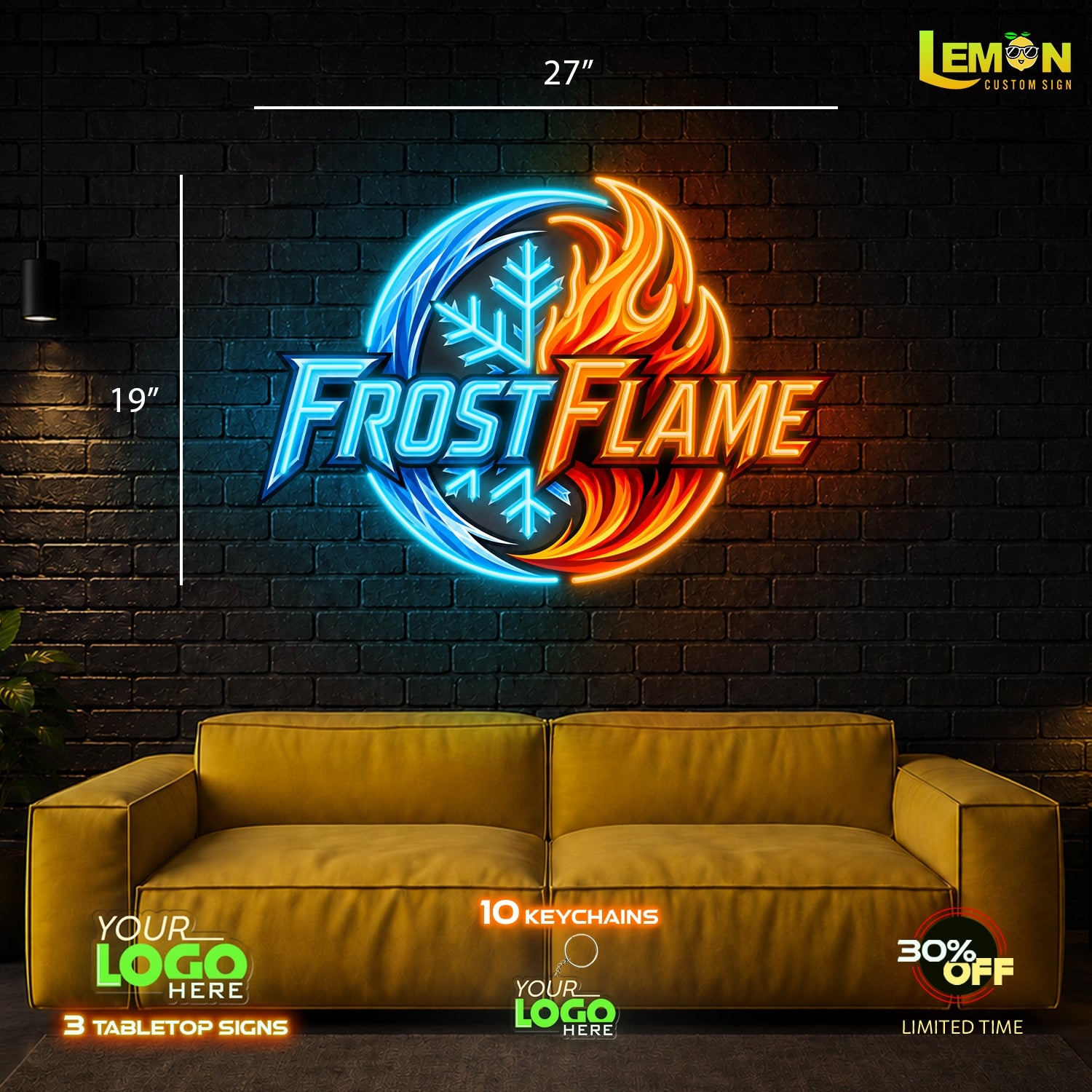 FROST FLAME | LED NEON SIGN