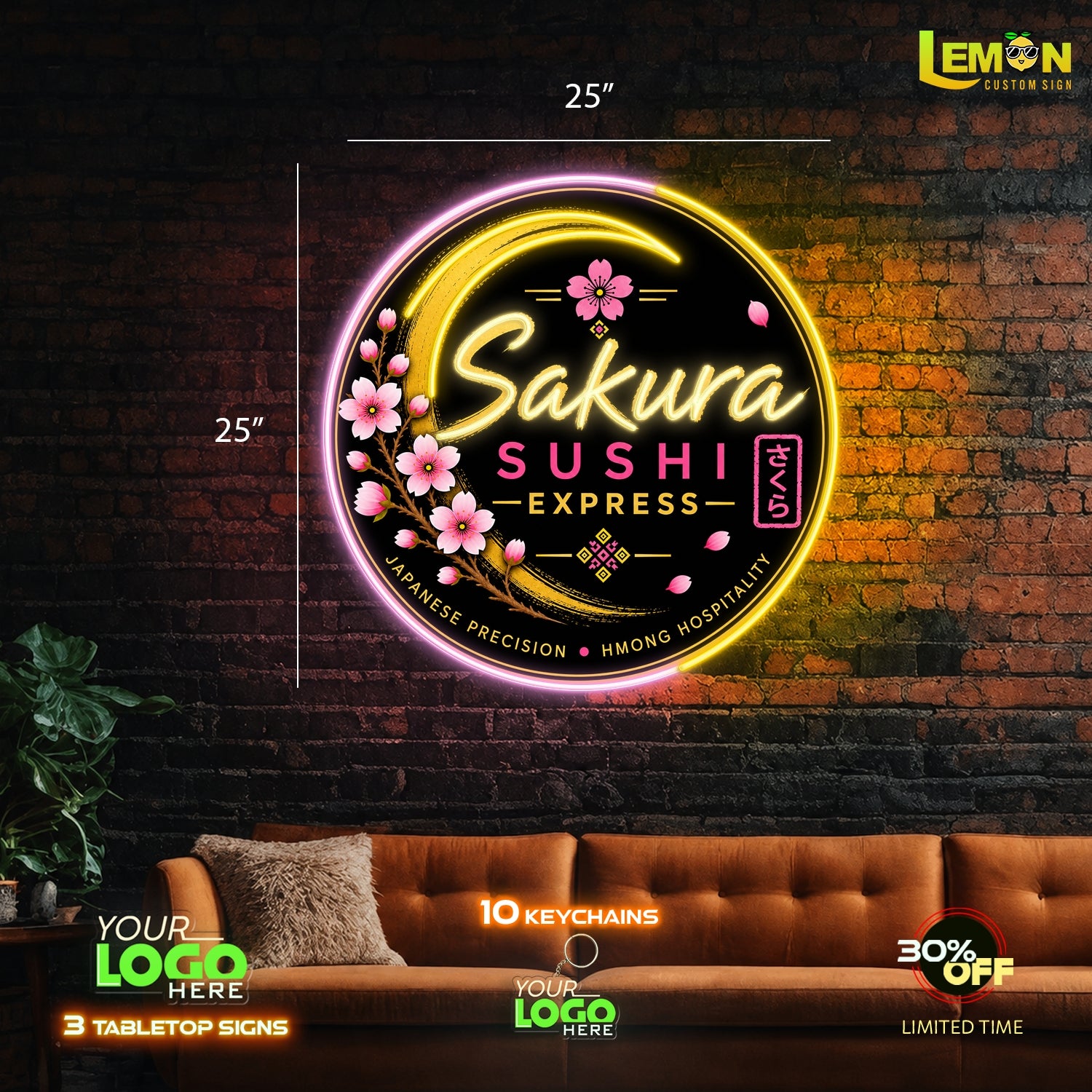 Sakura Sushi | LED NEON SIGN