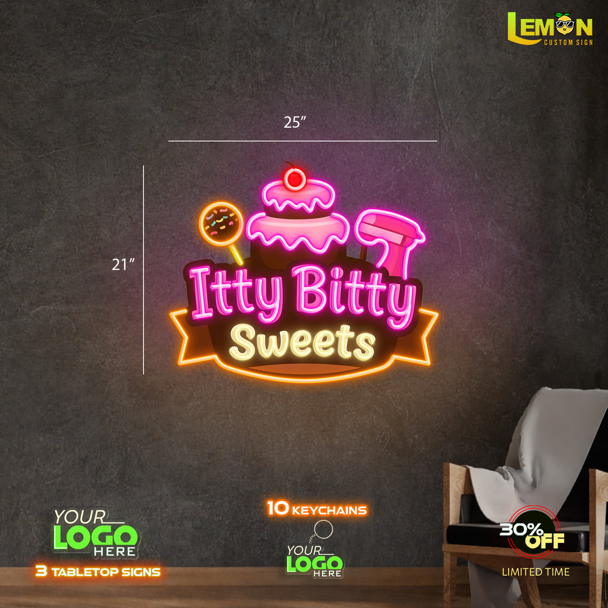 ITTY BITTY | LED NEON SIGN