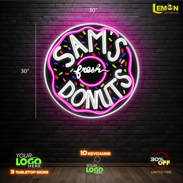 SAM'S DONUTS | LED NEON SIGN