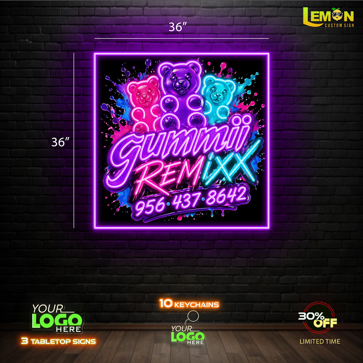 Gummii Remixx | LED NEON SIGN