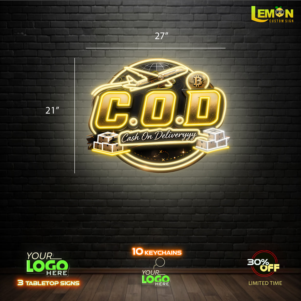 C.O.D | LED NEON SIGN