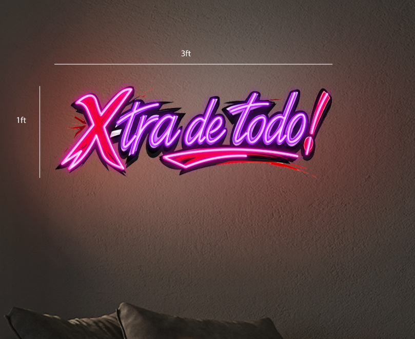 LOLA'S And X-tra de Todo | LED NEON SIGN (3 SIGNS)