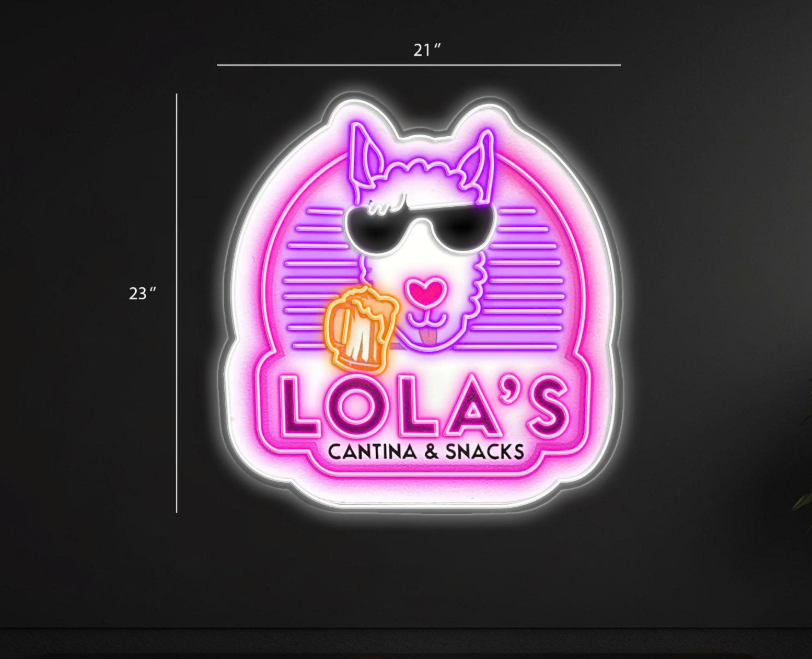 LOLA'S And X-tra de Todo | LED NEON SIGN (3 SIGNS)