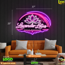 Lavender Lotus | LED NEON SIGN
