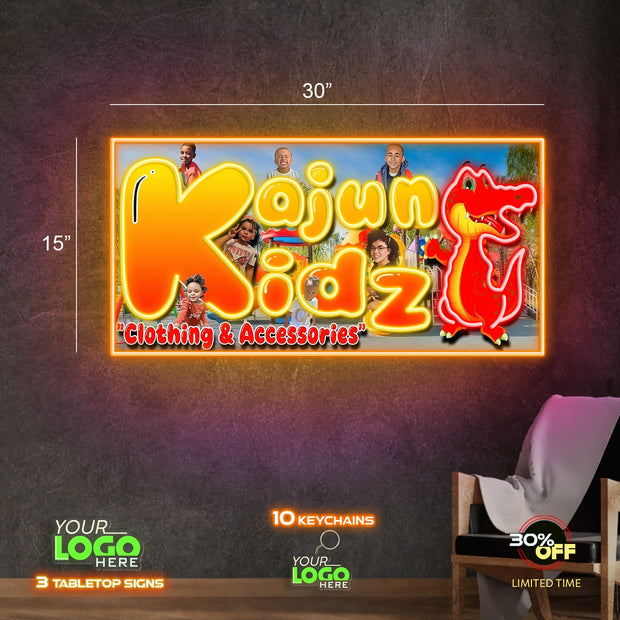 KAJUN KIDS | LED NEON SIGN