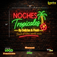 NOCHES Tropicales | LED NEON SIGN