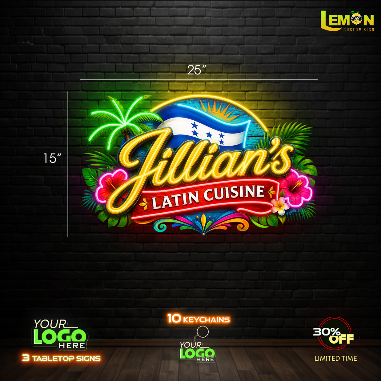 JILLIAN'S | LED NEON SIGN