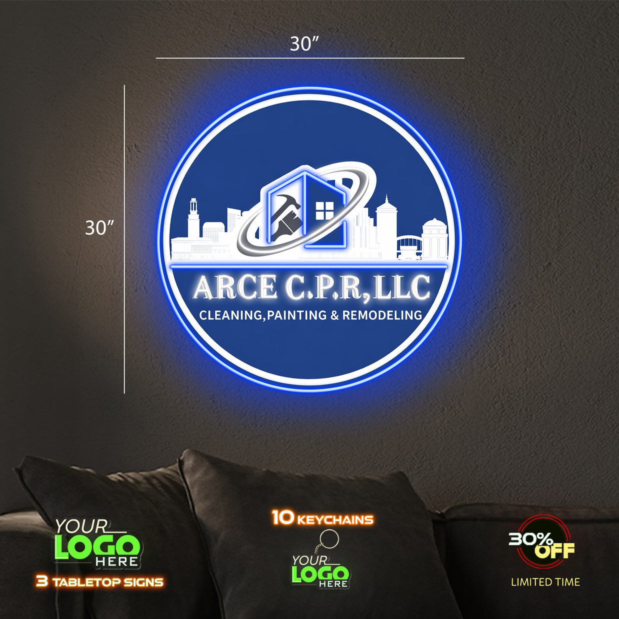 ARCE C.P.R LLC  | LED NEON SIGN (OUTDOOR SIGN)