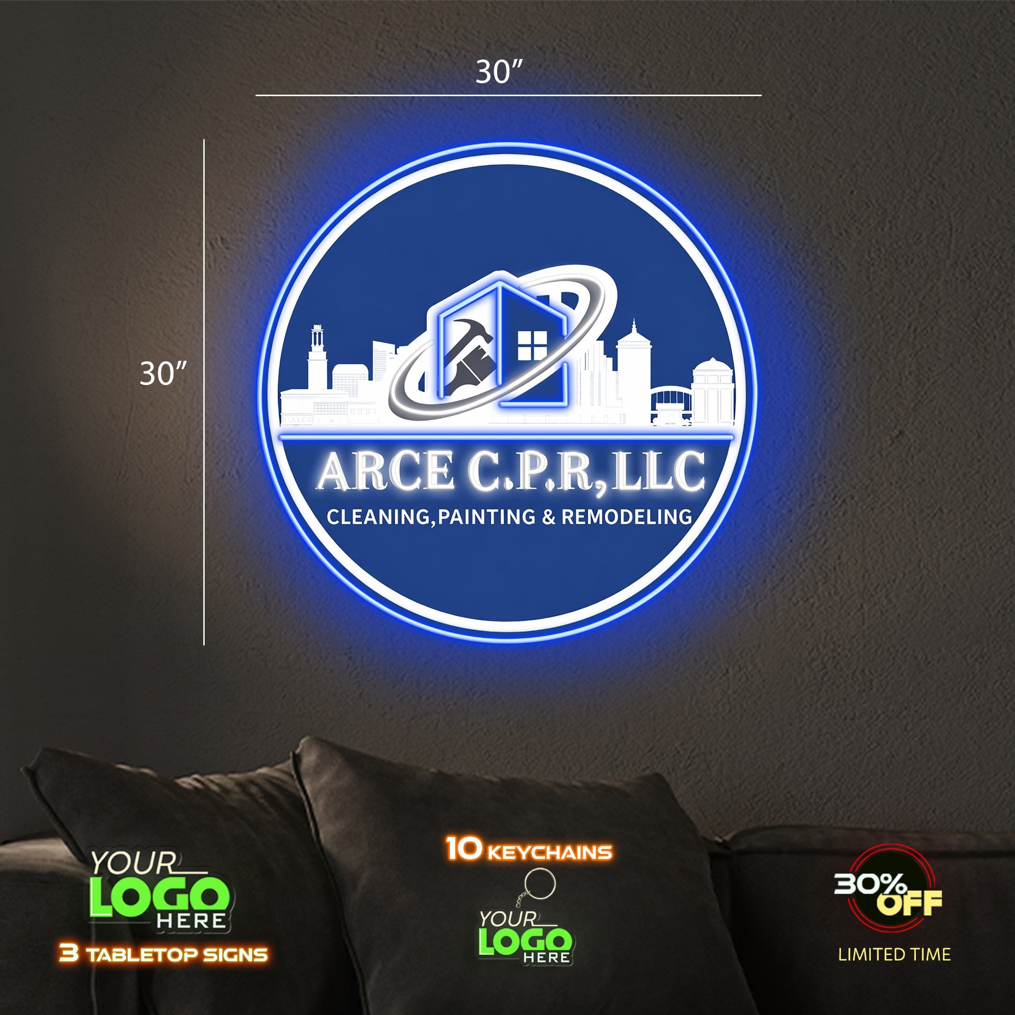 ARCE C.P.R LLC  | LED NEON SIGN (OUTDOOR SIGN)