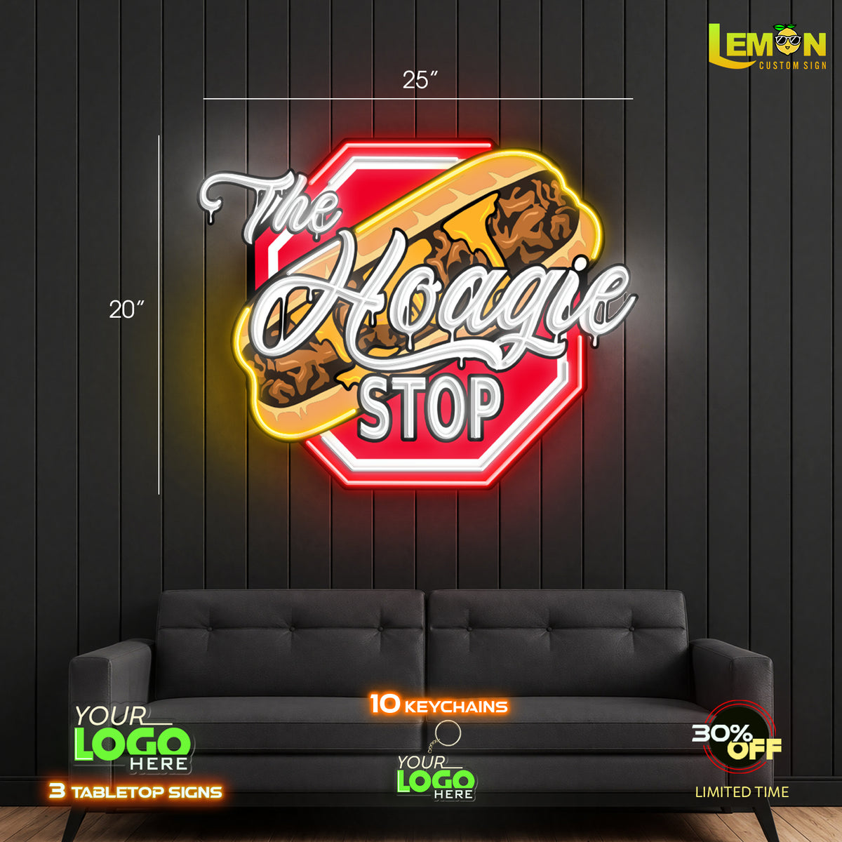 The Hoagie Stop | LED NEON SIGN