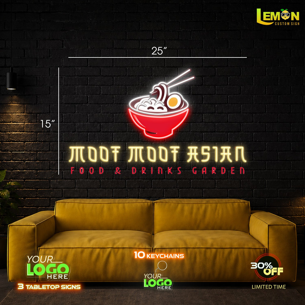 MOOF MOOF ASIAN | LED NEON SIGN
