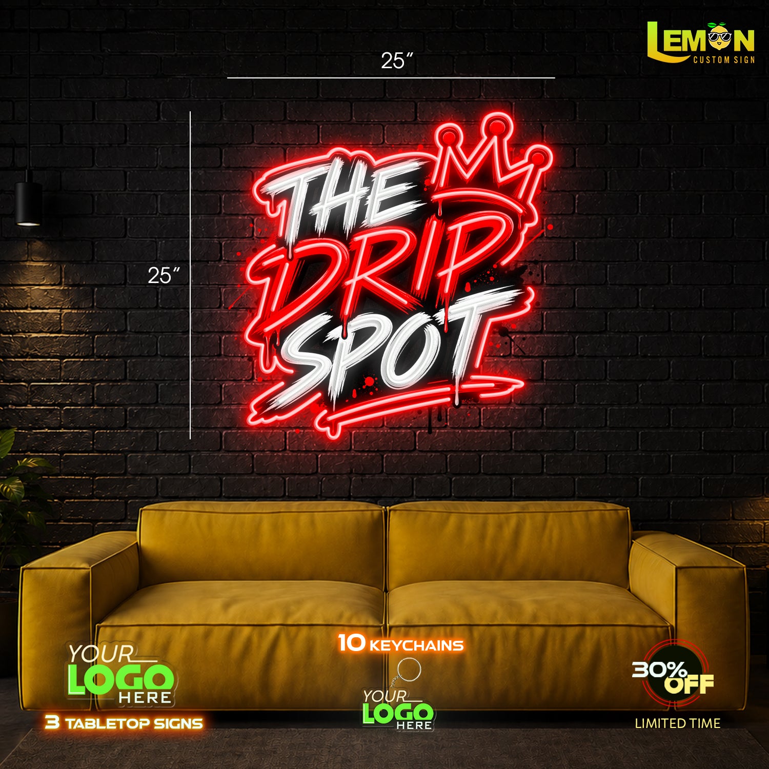 THE DRIP SPOT | LED NEON SIGN