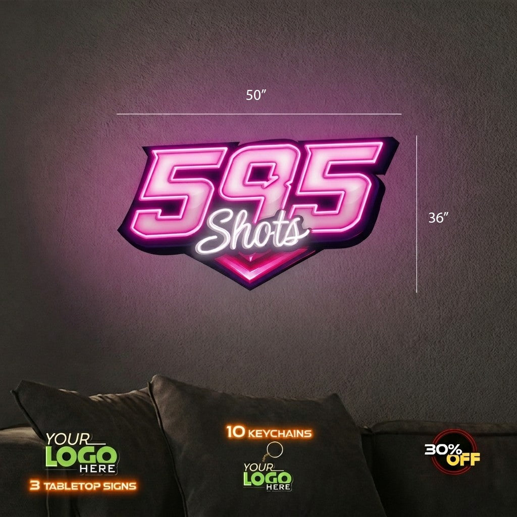 595 SHOTS | LED NEON SIGN