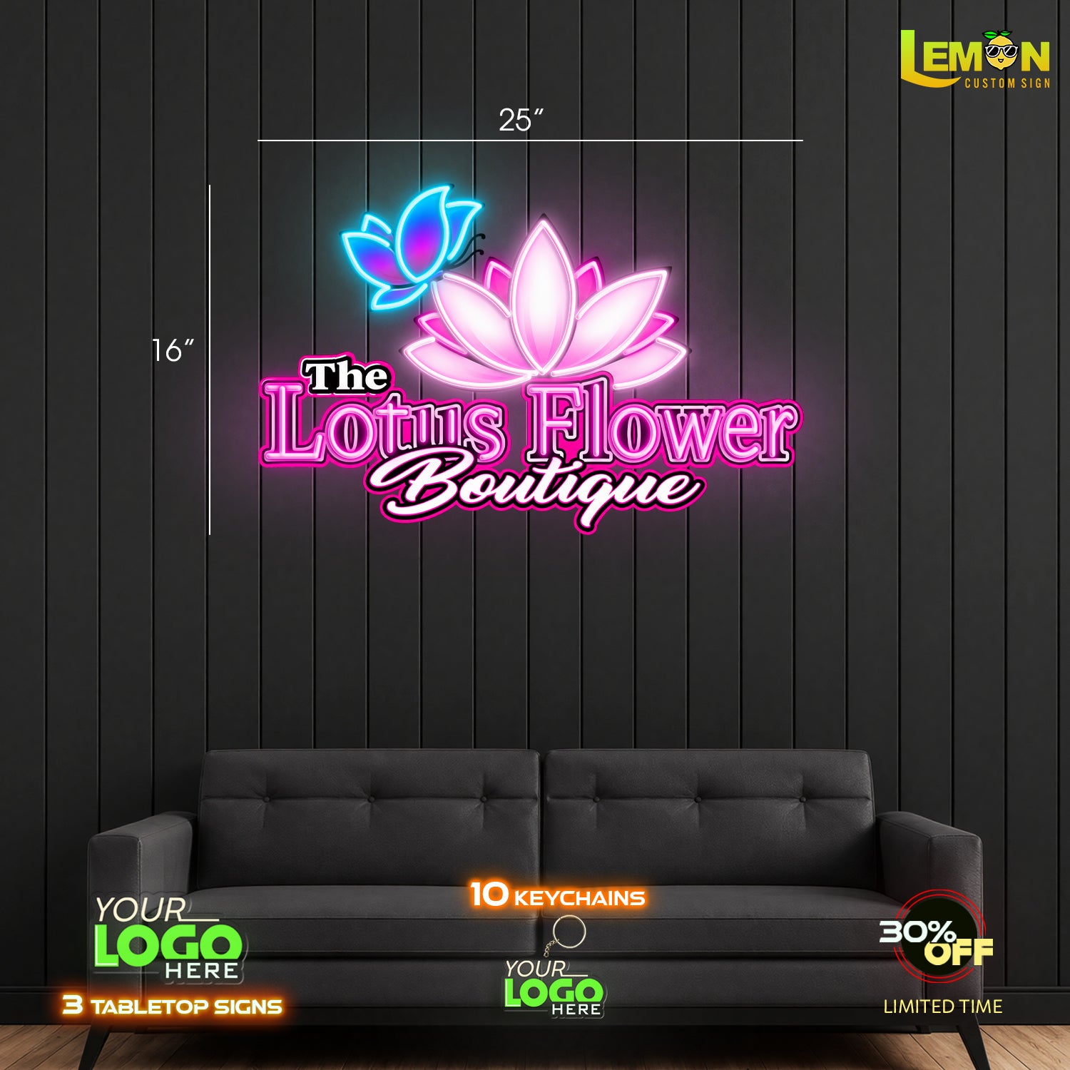 LOTUS FLOWER| LED NEON SIGN