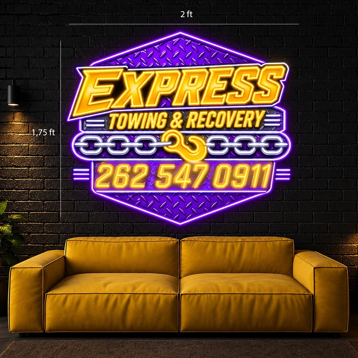 EXPRESS TOWING & RECOVERY | LED NEON SIGN (2 SIGNS)