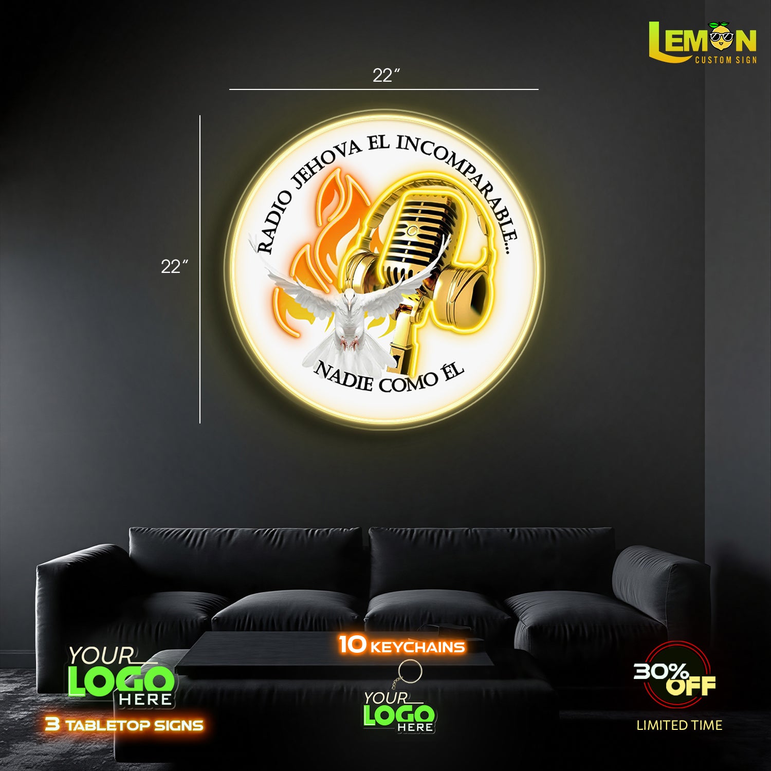 RADIO JEHOVA EL INCOMPARABLE | LED NEON SIGN