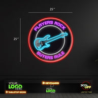 PLAYERS ROCK | LED NEON SIGN