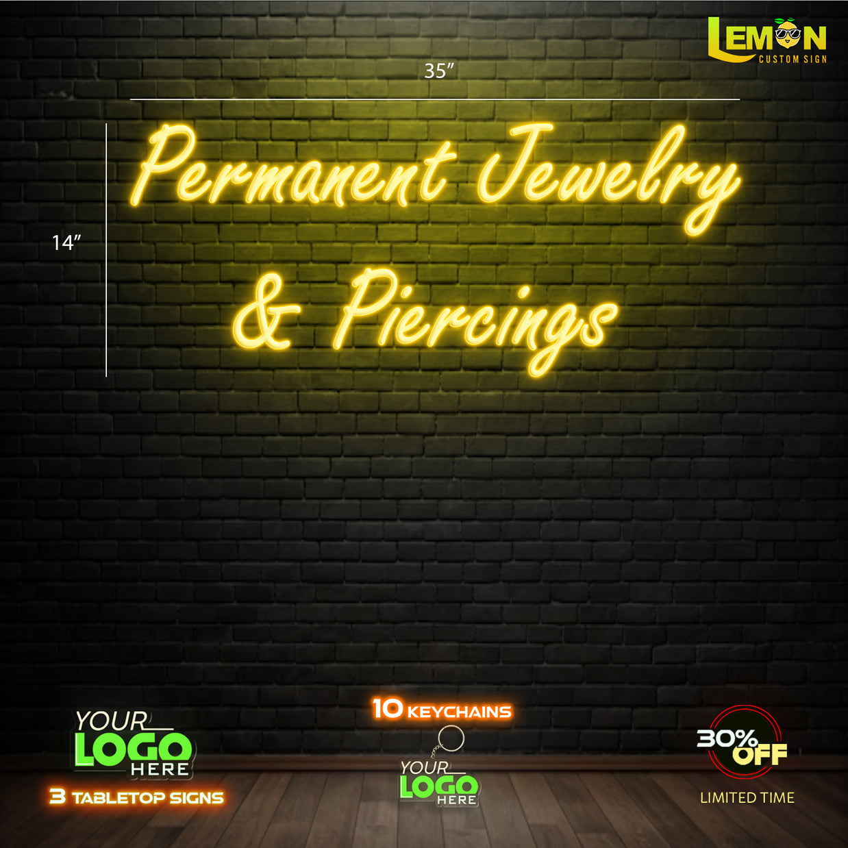 Permanent Jewelry & Piercings | LED NEON SIGN