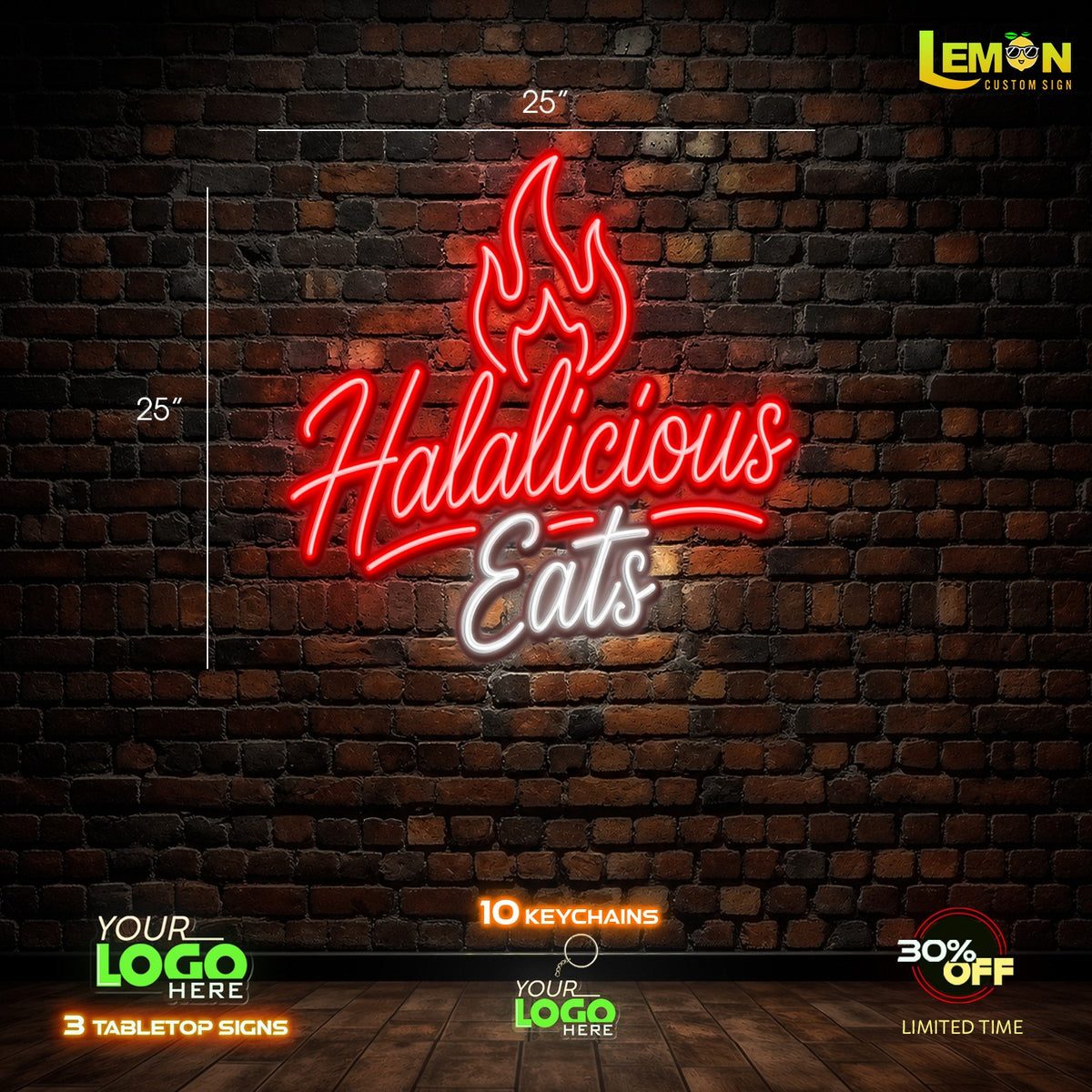 Halalicious Eats | LED NEON SIGN