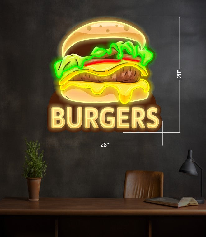BURGERS | LED NEON SIGN