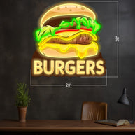 BURGERS | LED NEON SIGN