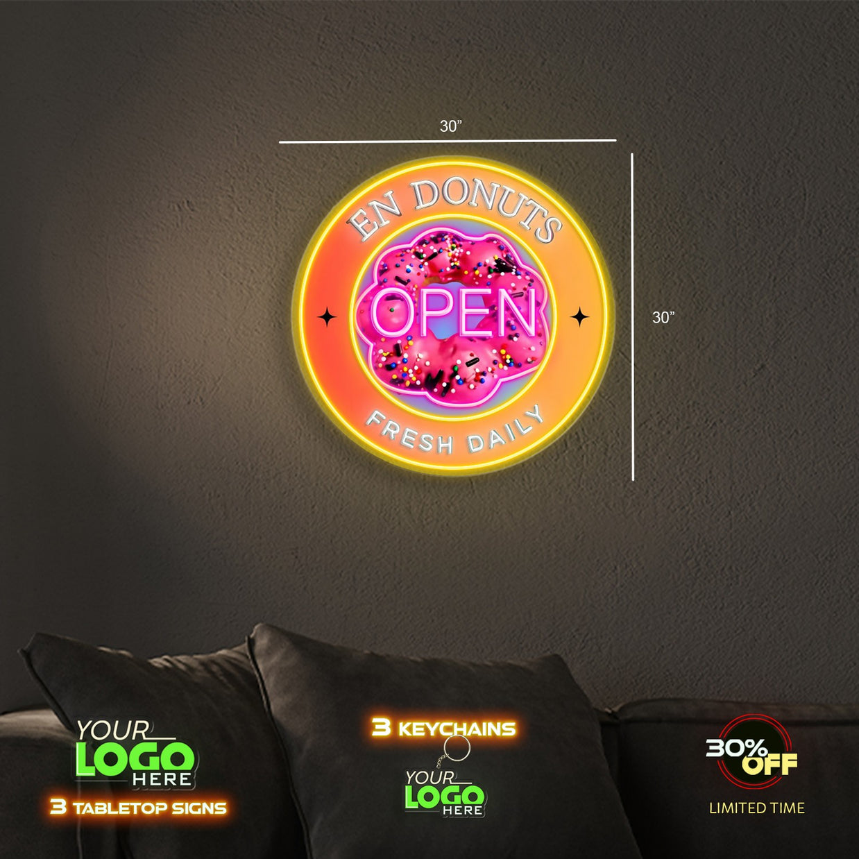 EN Donuts | LED NEON SIGN