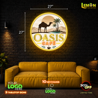 OASIS CAFÉ| LED NEON SIGN