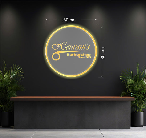 Hourani's Barbershop SIGN ( 3 SIGNS)
