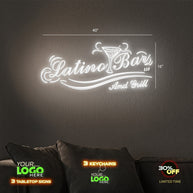 LATINO BAR | LED NEON SIGN (2 SIGNS)