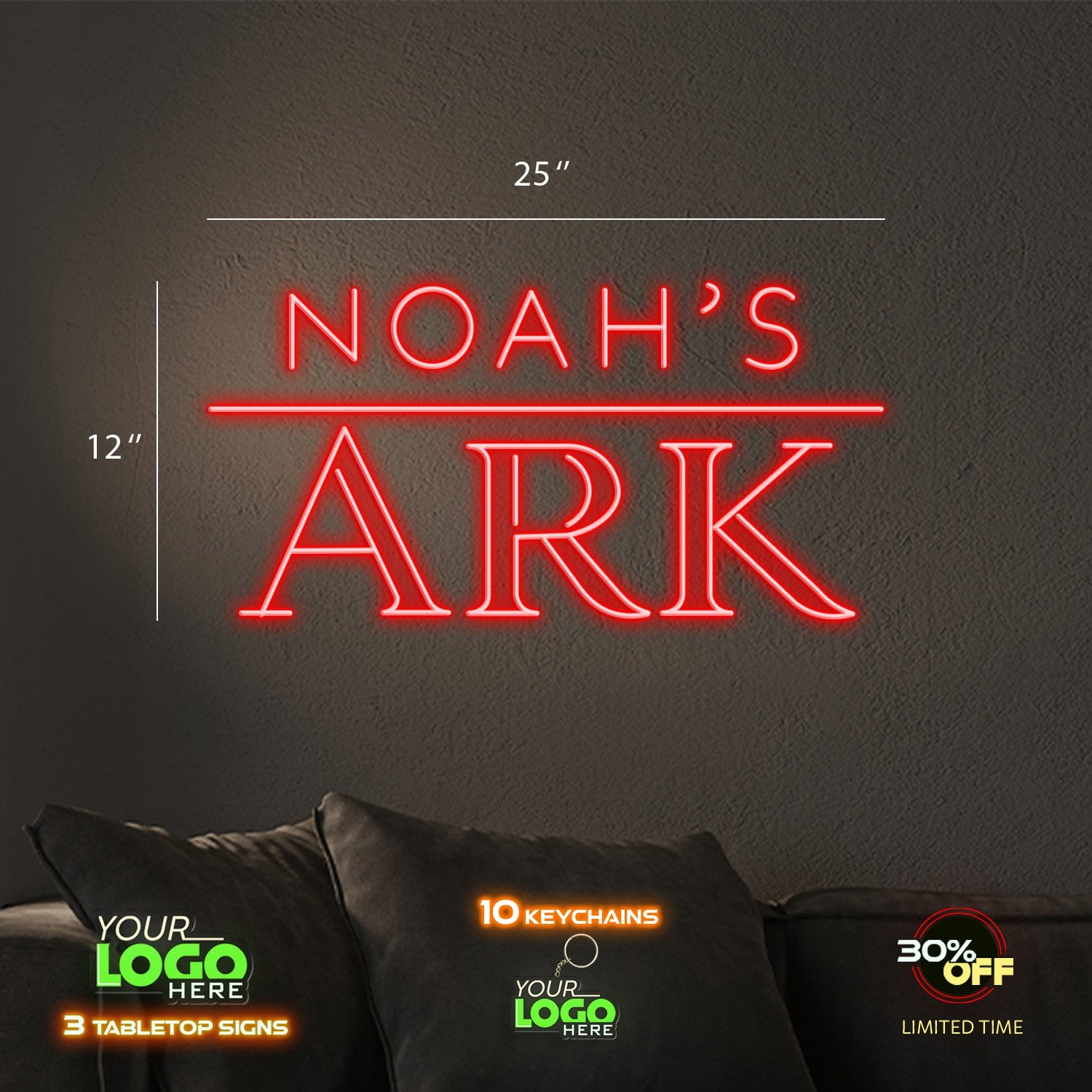 NOAH'S ARK | LED NEON SIGN
